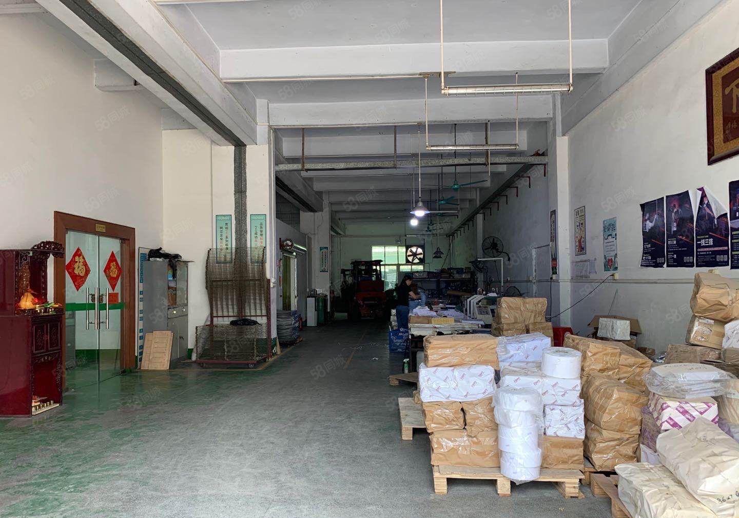 厚街一楼500平厂房出租仓库出租，水电办公室齐全，拎包即用