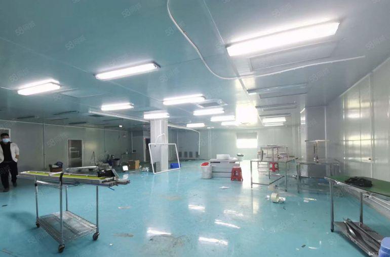 凤岗雁田楼上无尘厂房750平，办公室水电全无转让费低价出租