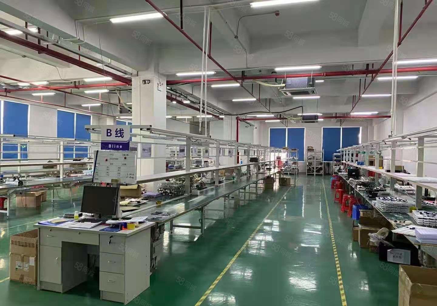 杨屋工业区月底空出楼上1300平现成办公室装修厂房出租