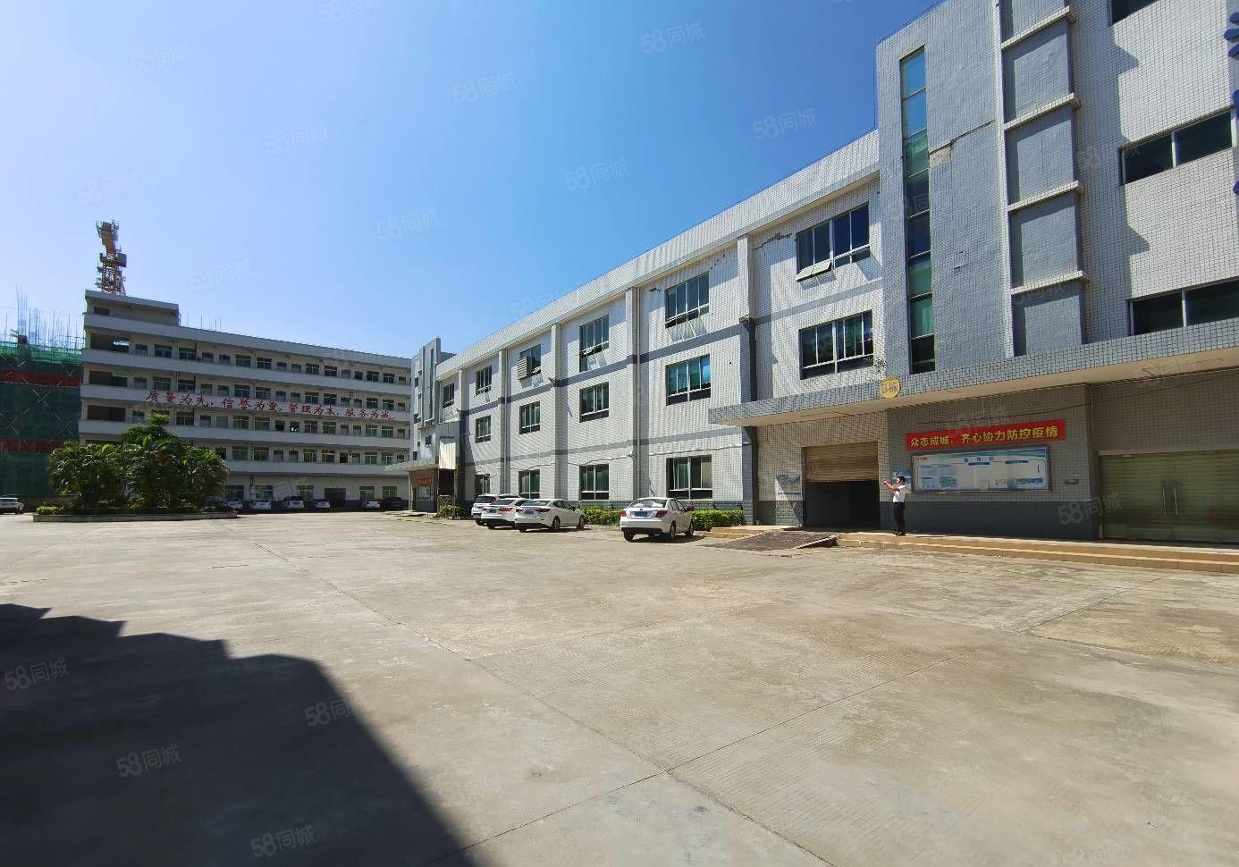 马安新乐工业区一楼标准厂房1750平方带装修出租，空地超大