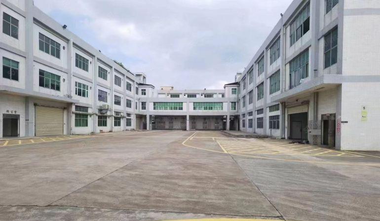 宝安松岗外环高速出口实际面积村委原房东厂房出租3层4500平