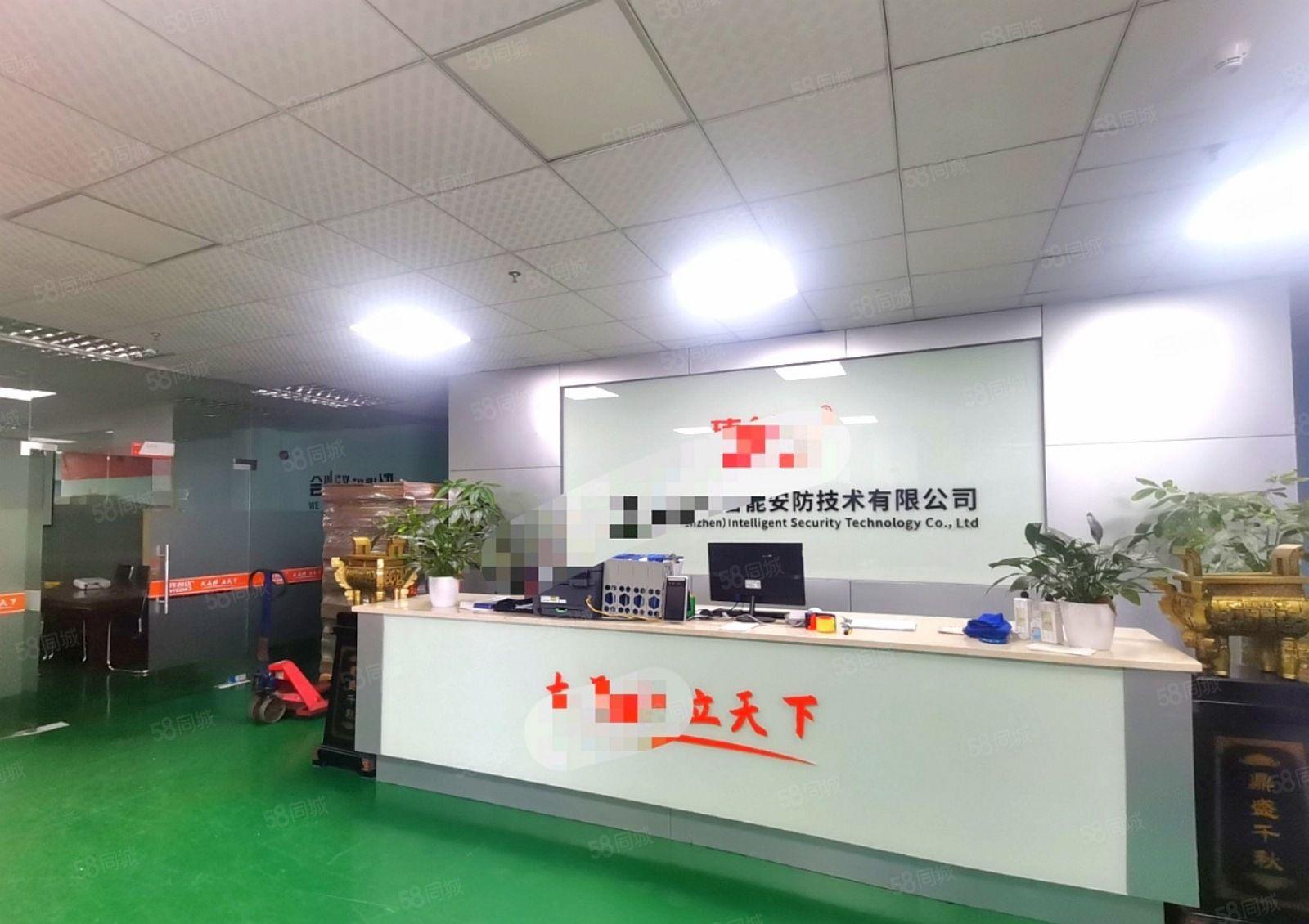 福永和平楼上带装修2500平原房东红本厂房出租，无转让费