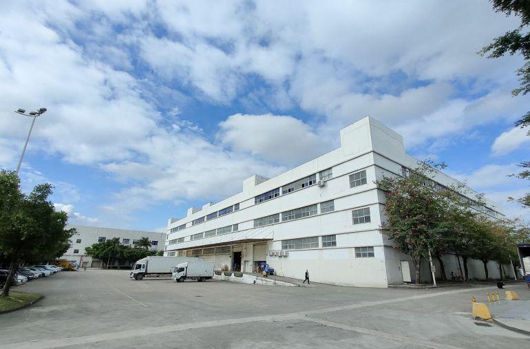 松岗大田洋1500平楼上厂房仓库出租200可分带装修有地坪漆