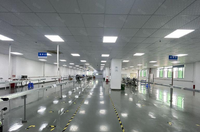 福永桥头地铁3000平精装修低价厂房出租仓库分租高新桃花园区