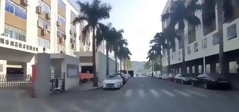 石岩上屋地铁站原房东工业园楼上800平花园式厂房出租精装修