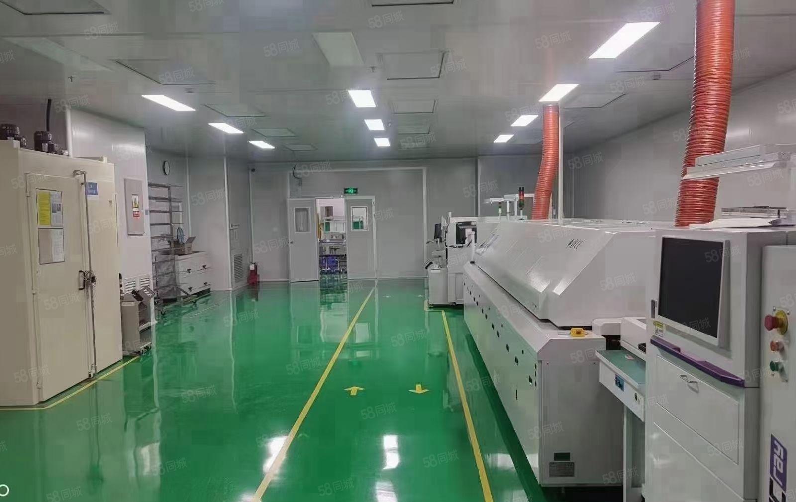 龙华大浪华荣路科技园二楼600平无尘车间厂房，原房东，精装修