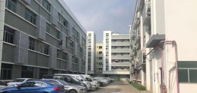 临近华南城地铁口无公摊红本低价楼上300平精装办公室厂房出租