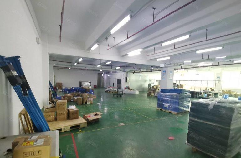 龙岗宝龙地铁口工业区新出一楼二楼2200平精装修厂房出租分租